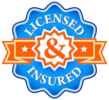 Licensed Insured House Cleaning Service Logo